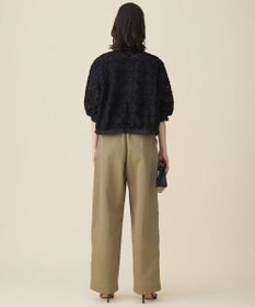 自由区 L 【17号サイズまで展開】テープエンブロイダリー ブルゾン