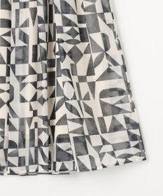 23区 S 【洗える】Ratti ウォールプリント フレアスカート