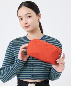 LeSportsac LARGE ZIP POUCH/オータムオレンジ
