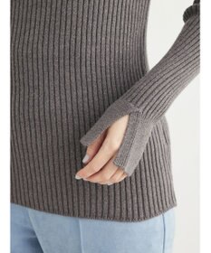 Green Parks ・Ｐｅｔｉｔ　Ｆｌｅｕｒ　ボトルネックリブニット