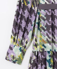 GRACE CONTINENTAL キカプリントティアードワンピース