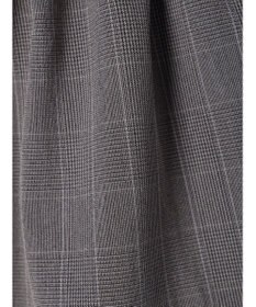 Green Parks きれいシルエットチェックワイドパンツ