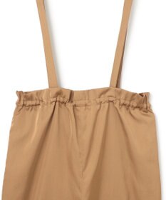 23区 S 【接触冷感/洗える】ヴィンテージソフトサテン サスペンダー パンツ