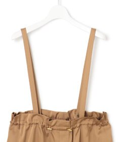 23区 【接触冷感/洗える】ヴィンテージソフトサテン サスペンダー パンツ