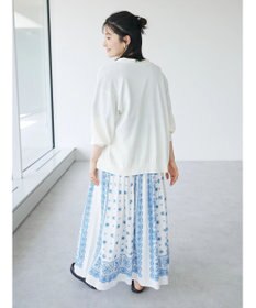 CRAFT STANDARD BOUTIQUE UVカット/接触冷感/マシンウォッシャブル/Vネックニットカーディガン