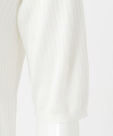 23区 【エステータ】シルクリブ 半袖ニット