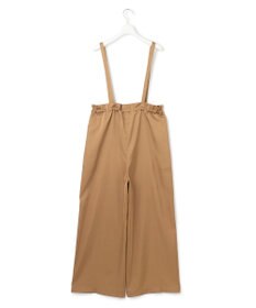 23区 S 【接触冷感/洗える】ヴィンテージソフトサテン サスペンダー パンツ