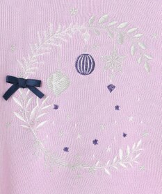 組曲 KIDS 【110-140㎝】オーナメント刺繍 トレーナー