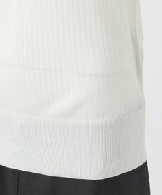 23区 【エステータ】シルクリブ 半袖ニット