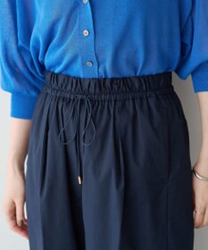 YECCA VECCA コットンイージー切替ワイドパンツ