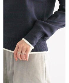 Te chichi スクエアチャームキーネックプルオーバー