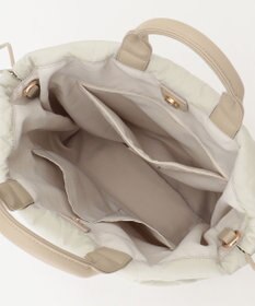 自由区 パディングキルトドロスト バッグ