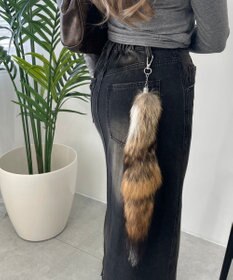 WEGO BIGファーしっぽキーホルダー