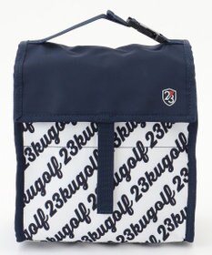 23区GOLF 【UNISEX】ランチの持ち運びにも使える保冷バッグ 収納時もかさばらない折り畳み仕様 ネイビー系5