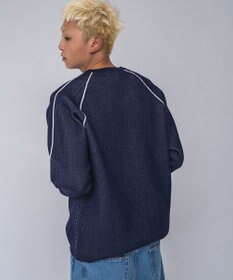 WEGO 【ユニセックス着用ITEM】ゲームロゴメッシュジャガードプルオーバー