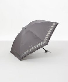 AURORA 【MACKINTOSH LONDON（マッキントッシュ ロンドン）】フリルオーガンジータック加工晴雨兼用パラソル（折りたたみ傘）