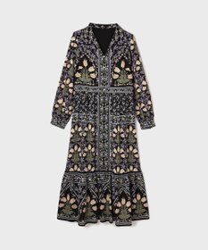 GRACE CONTINENTAL フラワーパターンプリントワンピース