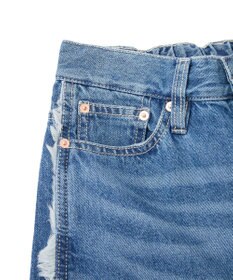 earth music&ecology ワイドフリンジデニムパンツ