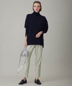 ICB L 【洗える】ウール2WAYストレッチ テーパードパンツ