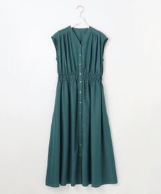 ANY SIS L 【洗える】フロントボタンギャザー ワンピース