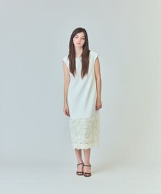 GRACE CONTINENTAL フラワーチュール切替ドレス