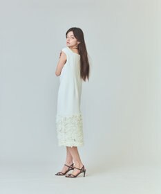 GRACE CONTINENTAL フラワーチュール切替ドレス