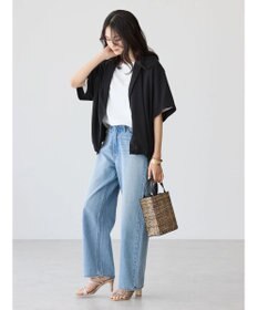 AMERICAN HOLIC ドロスト開襟ニュアンスジャケット