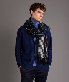 JOSEPH ABBOUD 【軽量/イージーケア】 KARL KARL×モール使用　軽量ニットジャケット