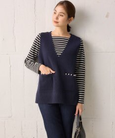 組曲 スクエアネックテール ロングＴシャツ