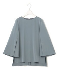 ICB 【新色追加・防シワ・速乾・洗える】Fied スリットスリーブブラウス