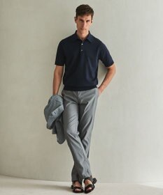 GOTAIRIKU 毎日の仕事着に【洗濯機可】テーラード DRESS BIZ ニットポロ