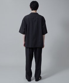 WEGO 【ユニセックス着用アイテム/手洗い可/SETUP可】リネンレーヨンオープンカラーシャツ（S）