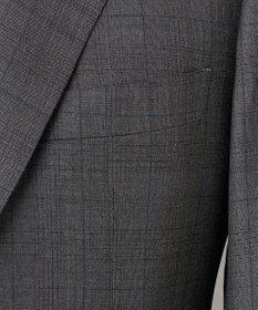 GOTAIRIKU 【Loro Piana Fabric】365 通年スーツ(グレーー×格子)