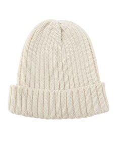 MOONBAT 【FUDGE11月号掲載】PAUL & JOE ACCESSOIRES ヌネット刺繍ワッペン付リブニット帽