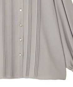 Green Parks ・ＥＬＥＮＣＡＲＥ　ＤＵＥ　ピンタックブラウス