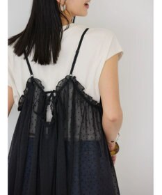 AMERICAN HOLIC ドビーシフォンキャミワンピース