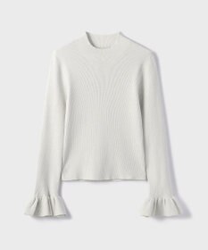 GRACE CONTINENTAL ラメリブニットトップ