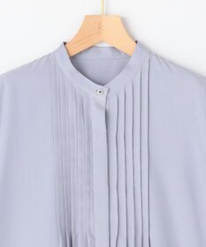 組曲 【先行予約】スムースクロス ピンタックブラウス