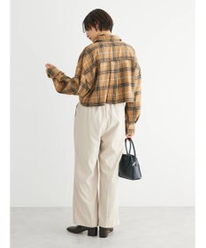 Green Parks ・ＥＬＥＮＣＡＲＥ　ＤＵＥ　シャギーチェックショートシャツ