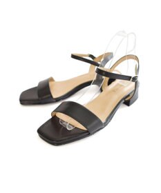 Pointer 日本製 本革スクエアトゥサンダル