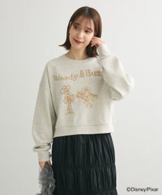 Green Parks トイストーリー／立体ロゴショートプルオーバー