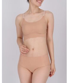 WACOAL 【GOCOCi ゴコチ】 ノンワイヤー ハーフトップ 伸びのよい素材を使用 ムレにくく快適 フラット仕上げ ホックなし ブラトップ レディース CGG220 /ワコール