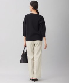 自由区 【接触冷感・UVカット・吸水速乾・洗える】シェルタリングオックスストレート パンツ