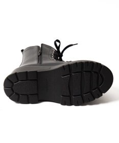 WEGO 厚底ボリュームレースアップショートブーツ