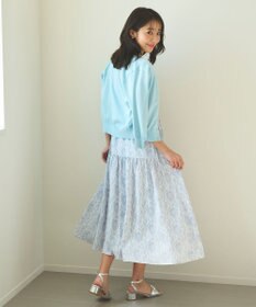 Feroux 【洗える・接触冷感・UVカット】ハートボタン7分袖 カーディガン