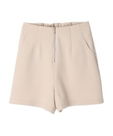 earth music&ecology フロントジップショートパンツ