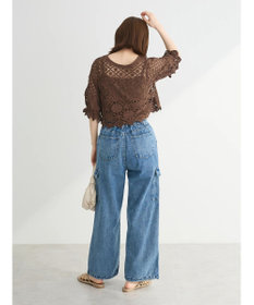 Green Parks ・ＳＵＧＡＲ　ＳＰＯＯＮ　２ｗａｙクロシェカーディガン