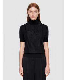 JOSEPH レース&ニット　ショートスリーブニット