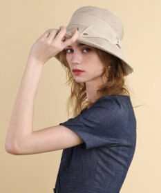 TOCCA 【UV90%以上カット・吸水速乾・抗菌防臭・洗える・サイズ調整可】POINT OF RIBBON BRAIDHAT 帽子