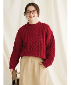 CRAFT STANDARD BOUTIQUE ケーブルニットドッキングスウェット